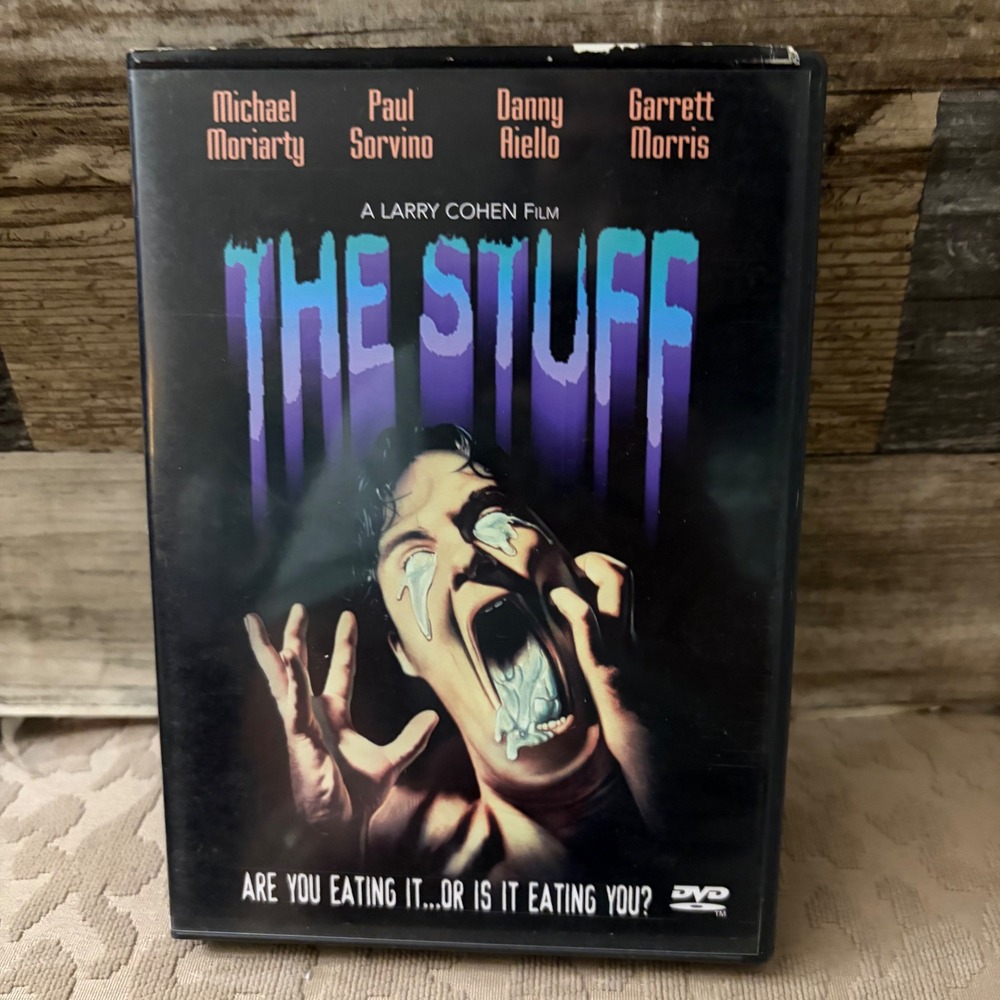 The Stuff DVD 1985 Cult Horror Comedy Larry Cohen Michael Moriarty Paul Sorvino